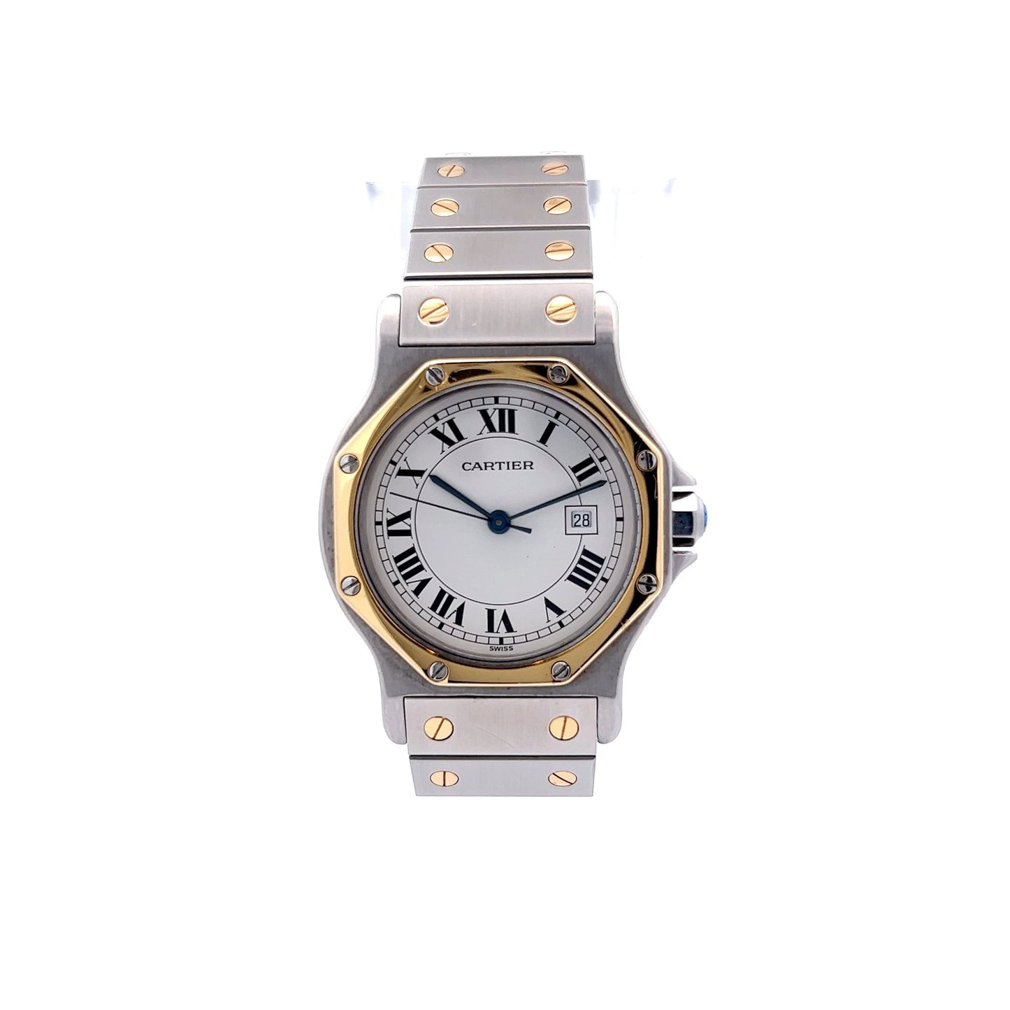 Ladies Cartier Santos Octogon Two Tone 187903