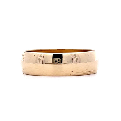 Men's 6mm Wedding Band in 14k Yellow Gold