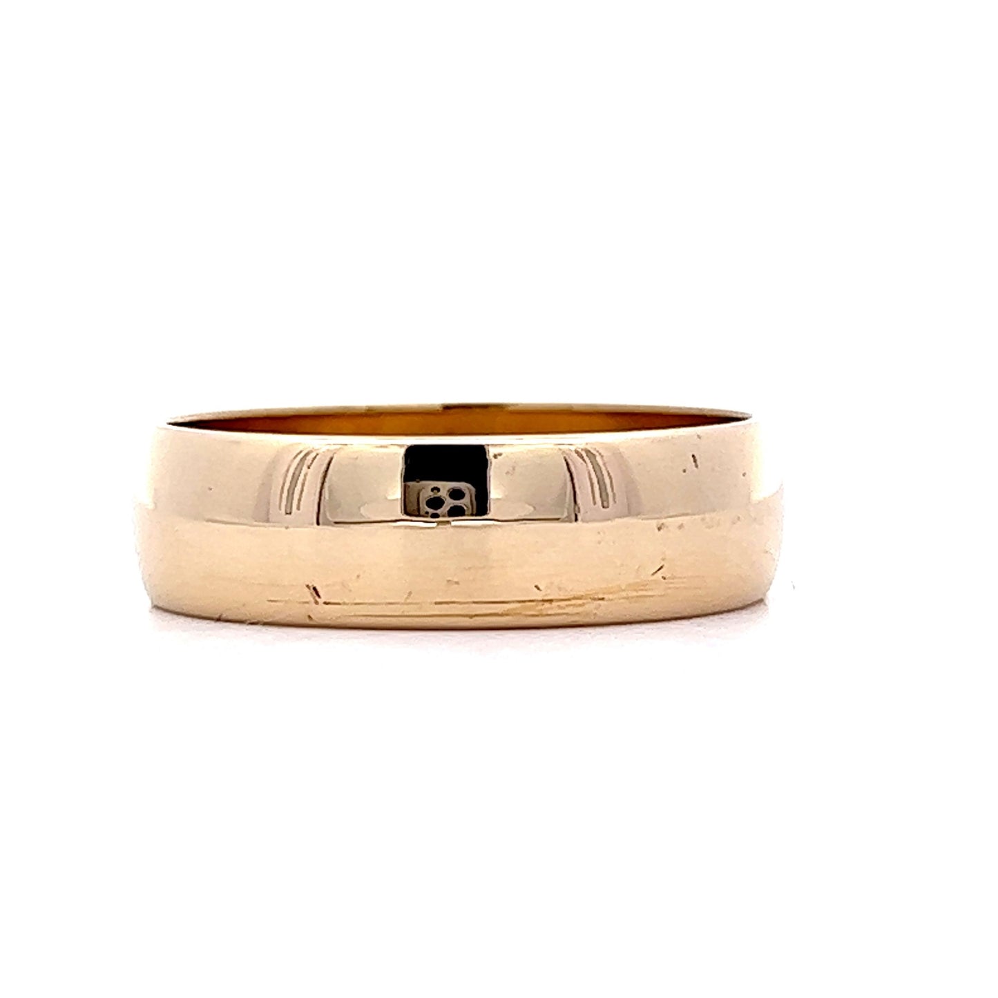 Men's 6mm Wedding Band in 14k Yellow Gold