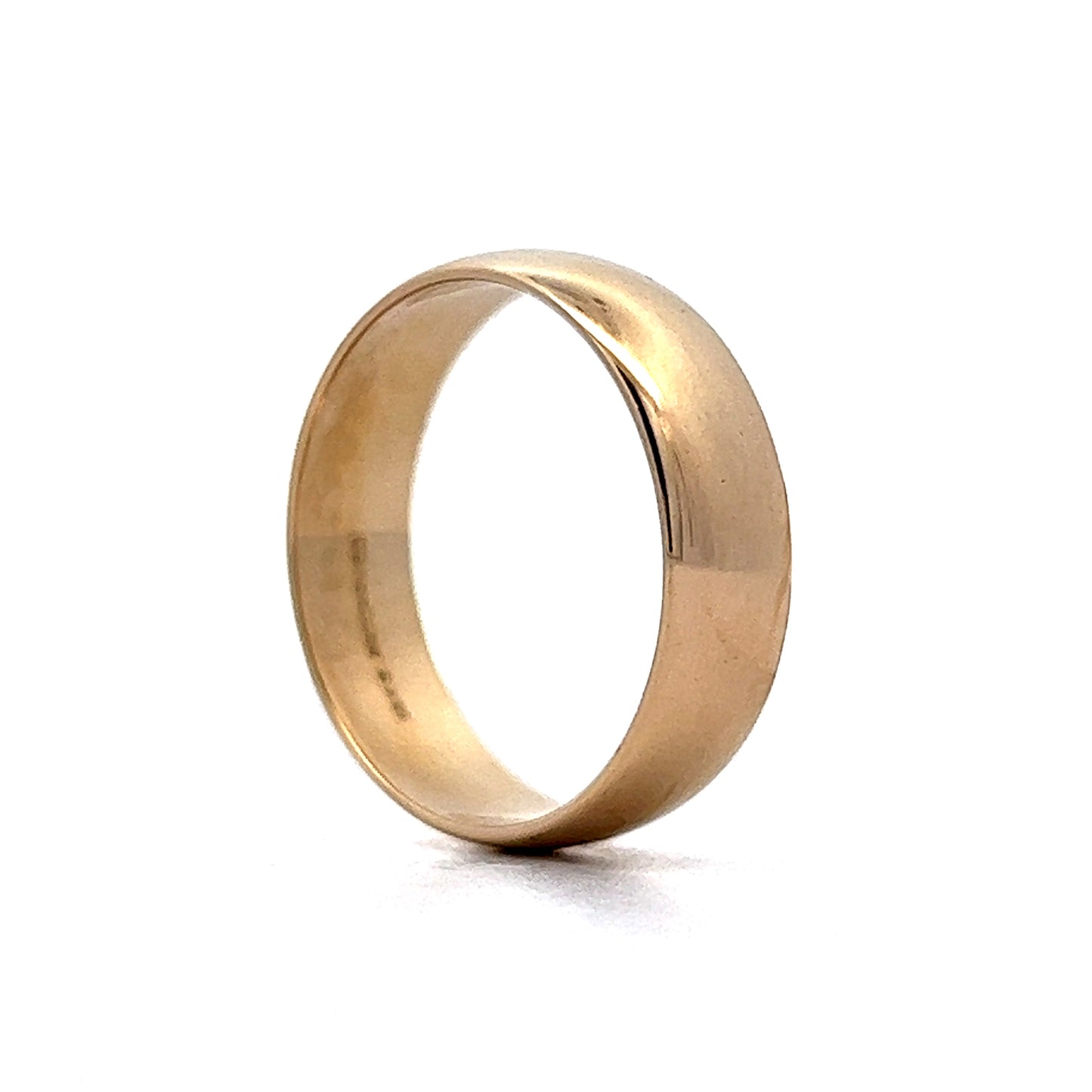 Men's 6mm Wedding Band in 14k Yellow Gold