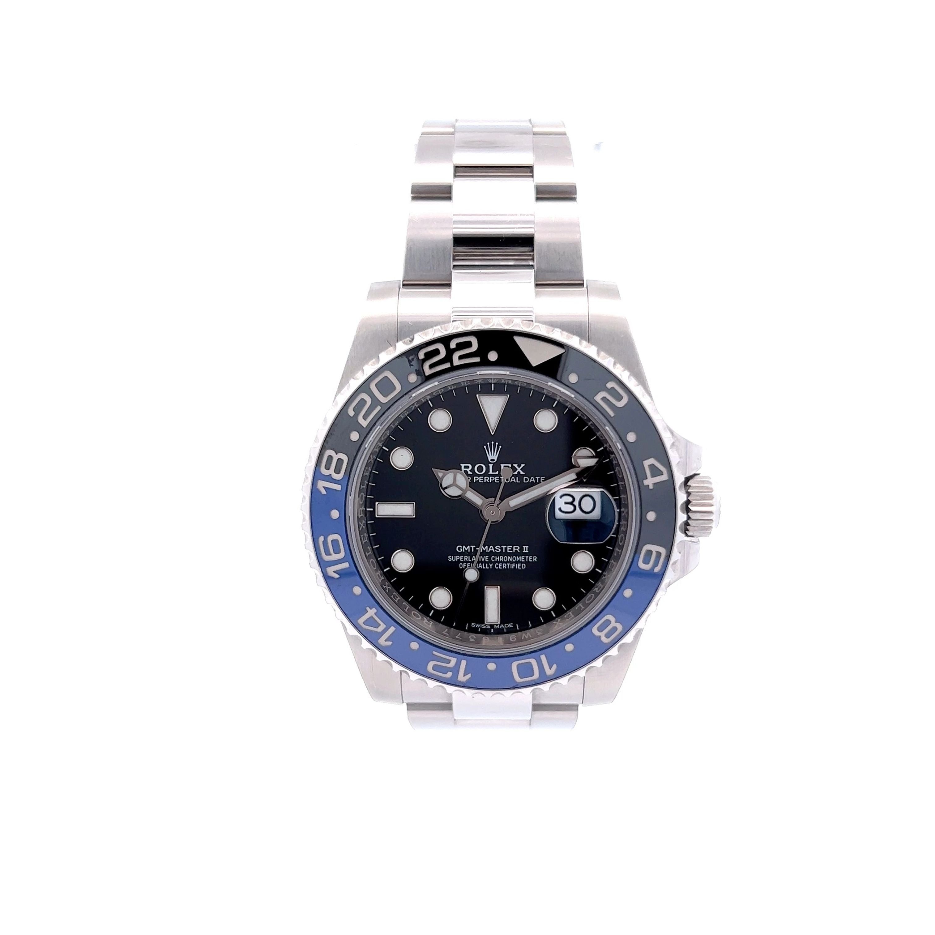 Rolex hotsell batman 116710blnr