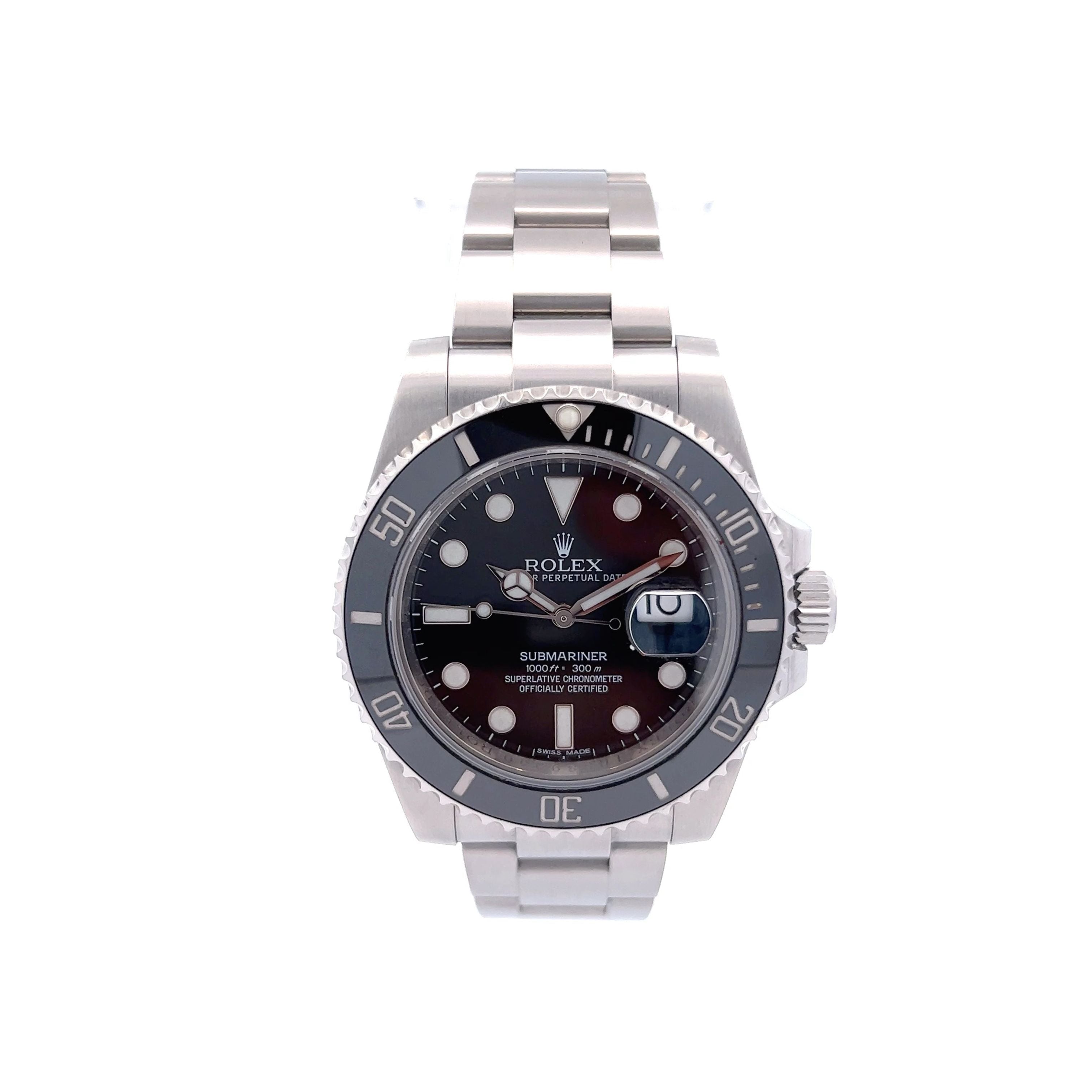 Rolex Submariner- Bi Metal- 40mm- Black Dial & Ceramic Bezel