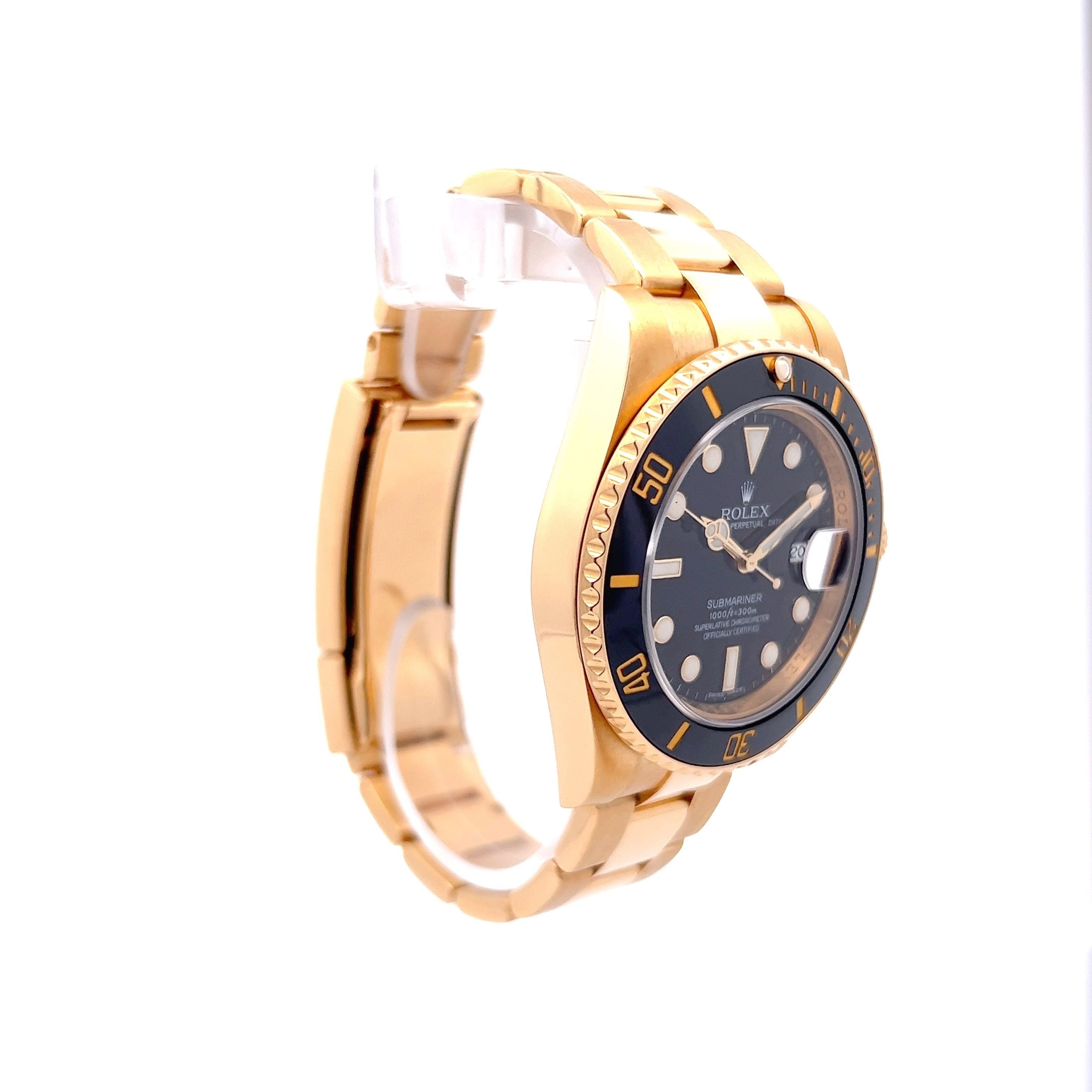 Rolex submariner outlet gold