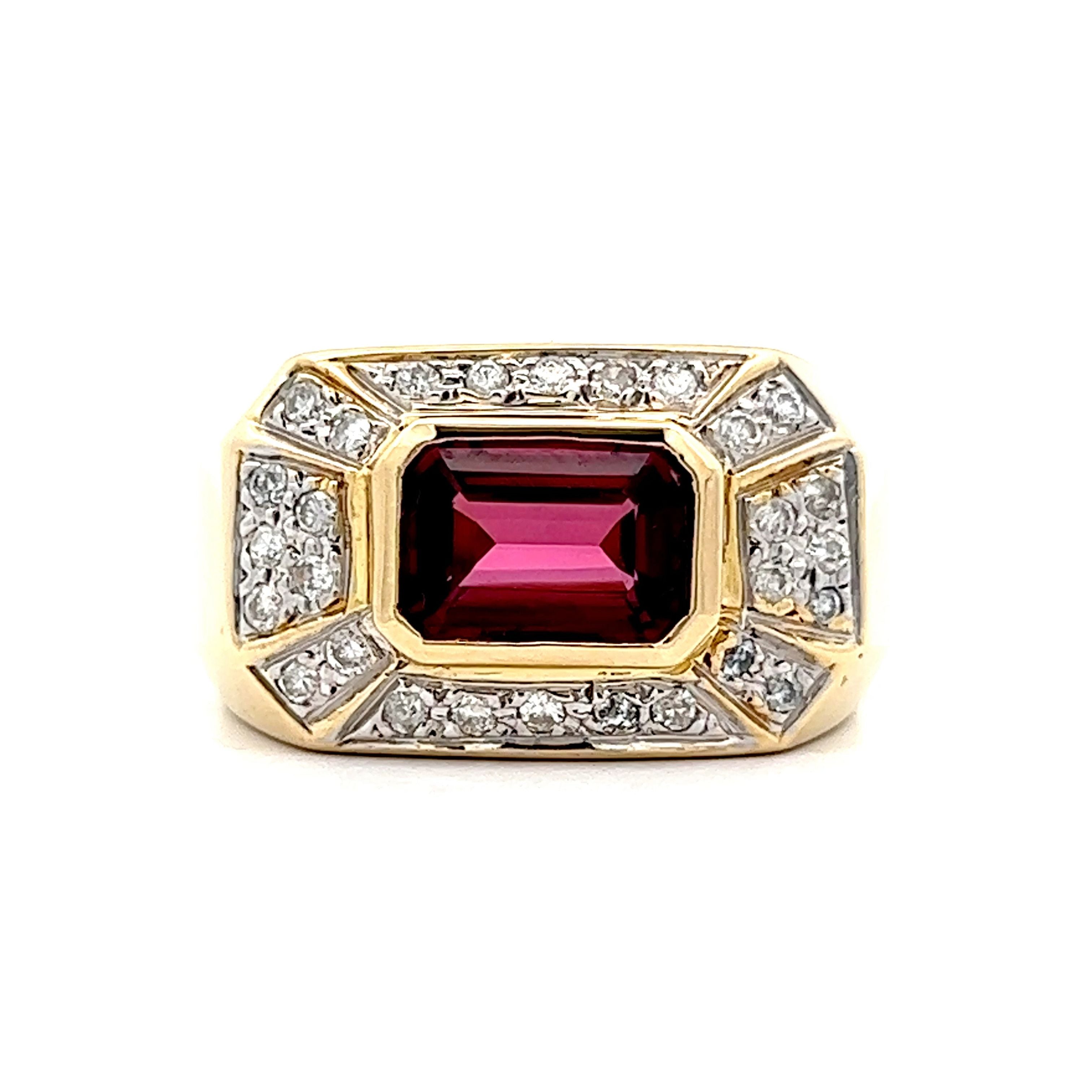 Pink tourmaline cocktail ring store