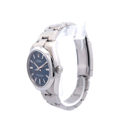 Rolex Oyster Perpetual Blue Dial Oyster 34mm 124200