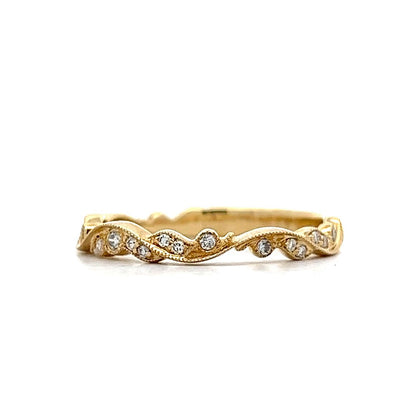 .22 Diamond Stacking Band in 14k Yellow Gold