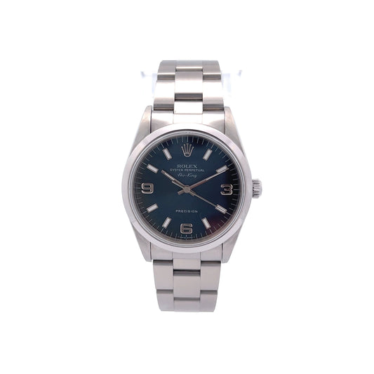 Rolex Air King Blue Dial Oyster 34mm 14000