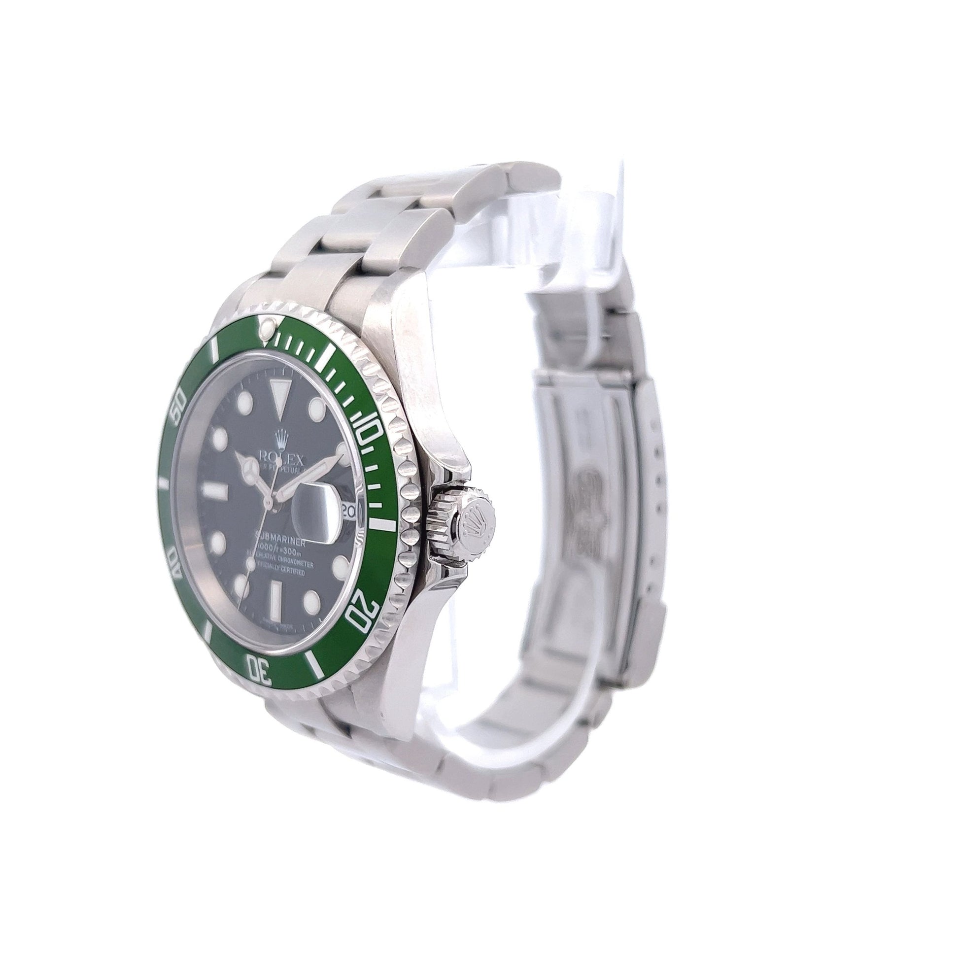 Rolex Emerald Steel Submariner Date / Stainless Watch Dial Modern