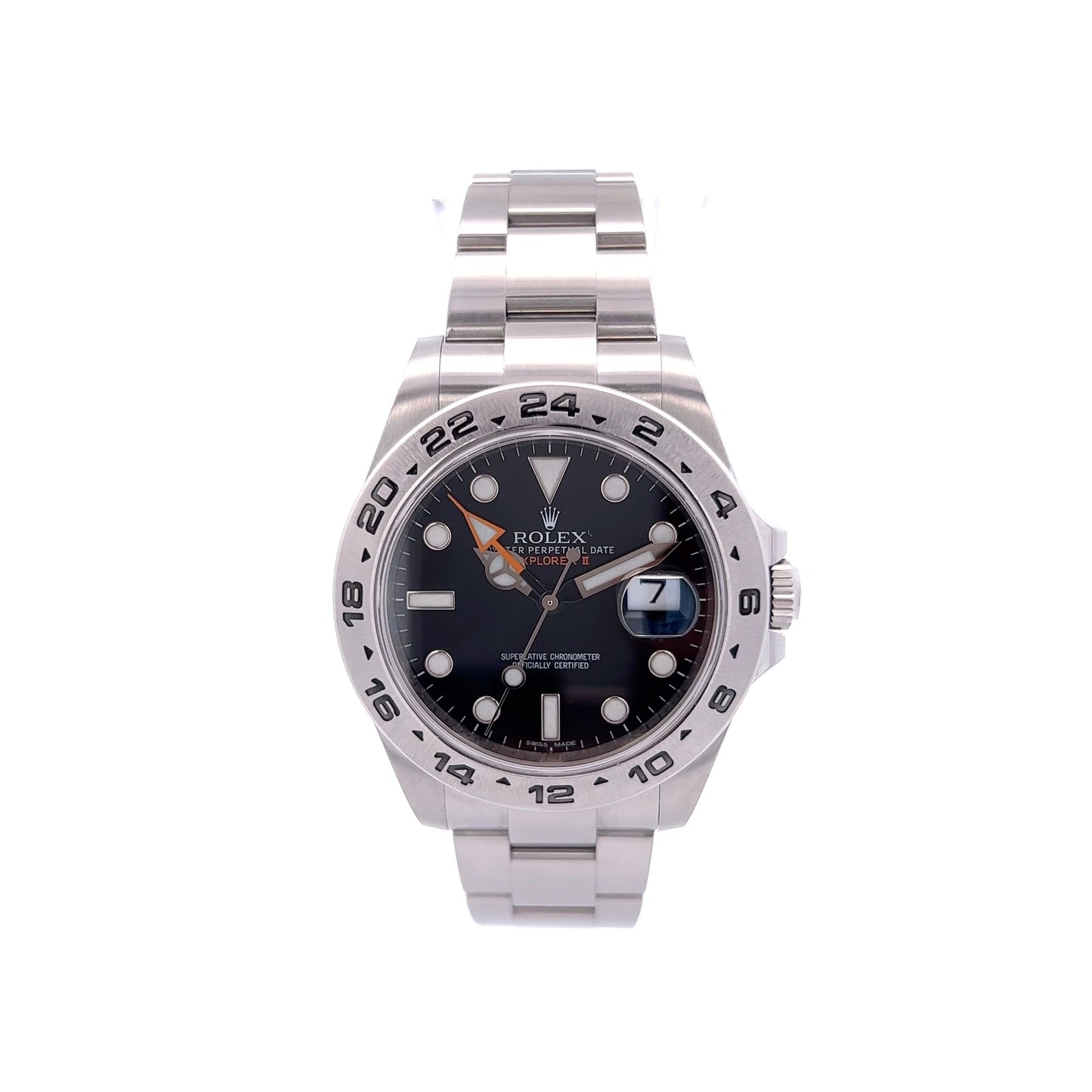 Rolex Explorer II Black Dial Orange Hand 216570