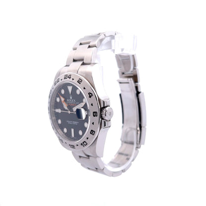 Rolex Explorer II Black Dial Orange Hand 216570