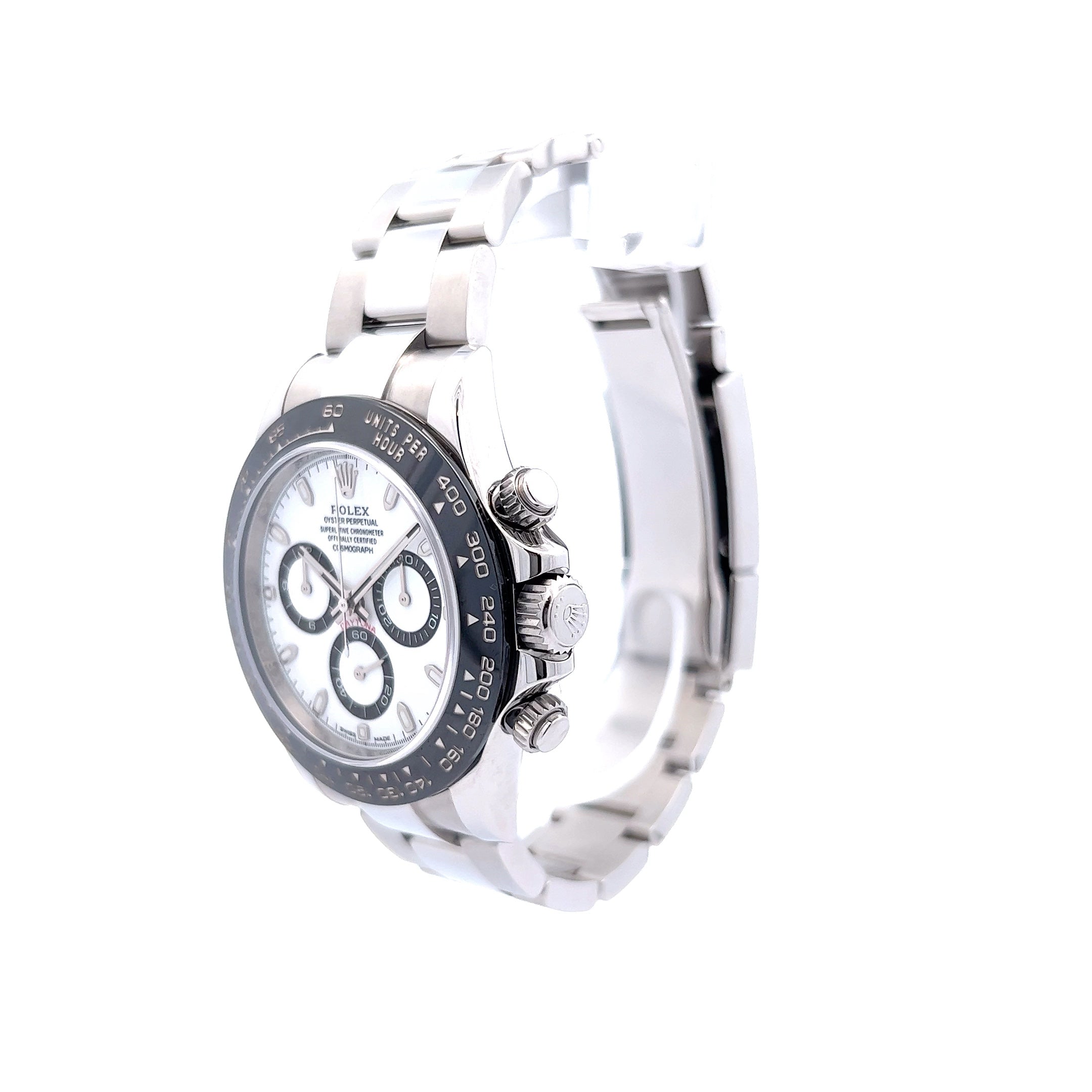 Rolex daytona outlet white dial ceramic