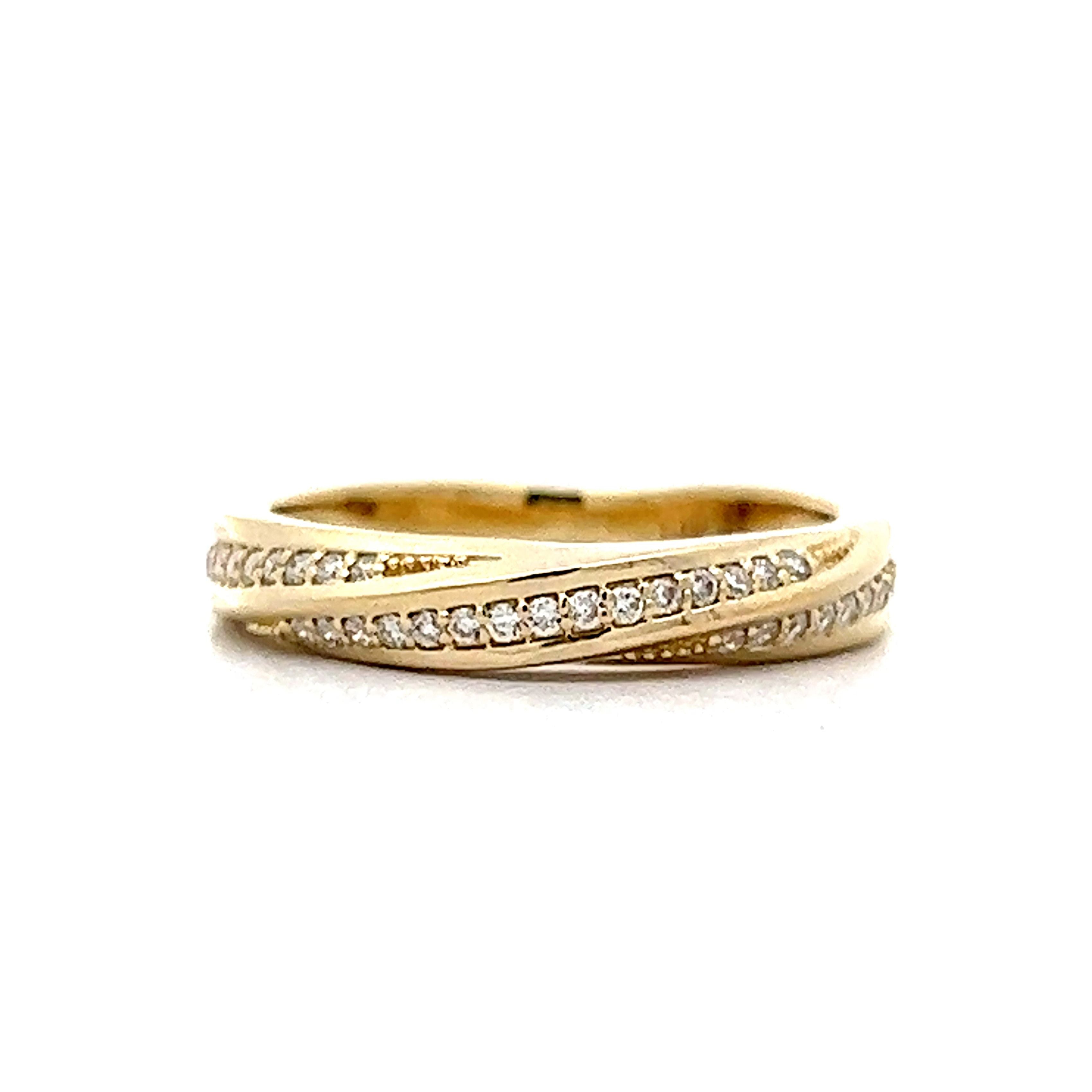 Twisted Channel Diamond Wedding Band In Yellow Gold Filigree Jewelers   UntitledProduct904 2 