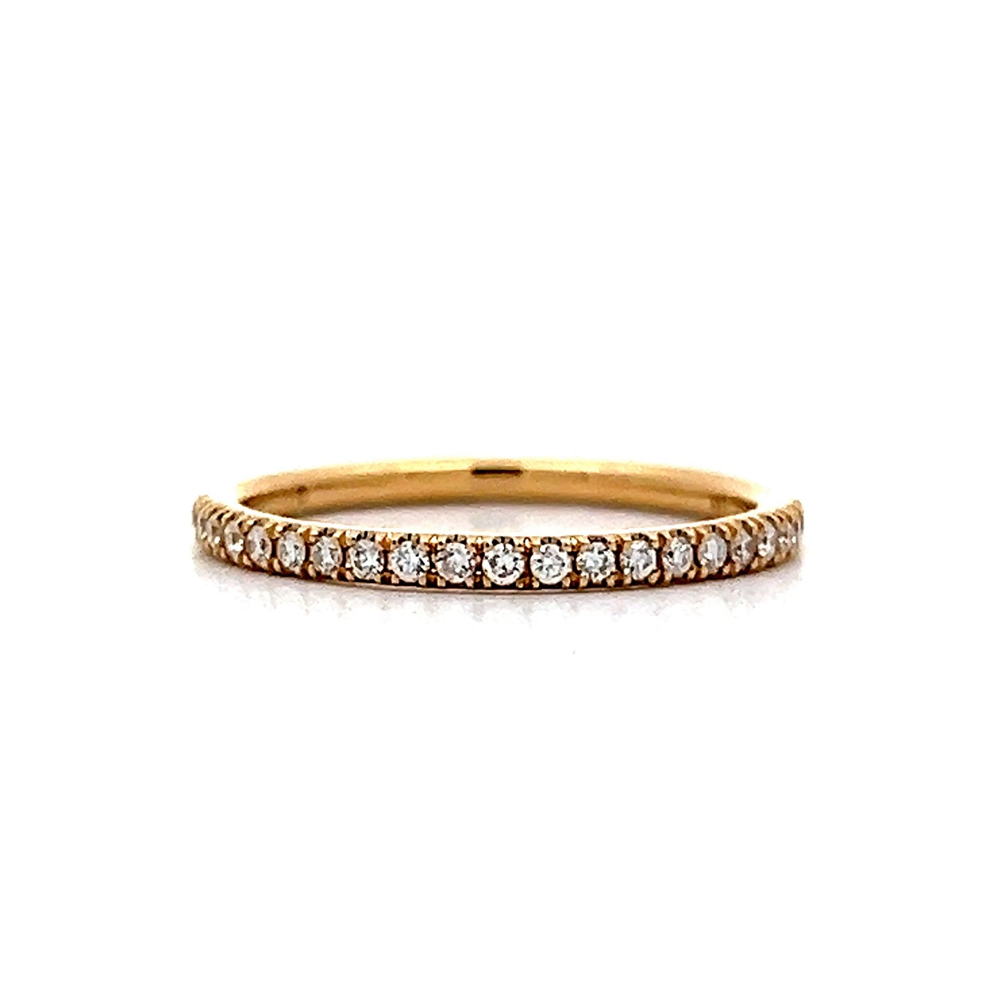 .26 Round Diamond Wedding Band in 14k Yellow Gold