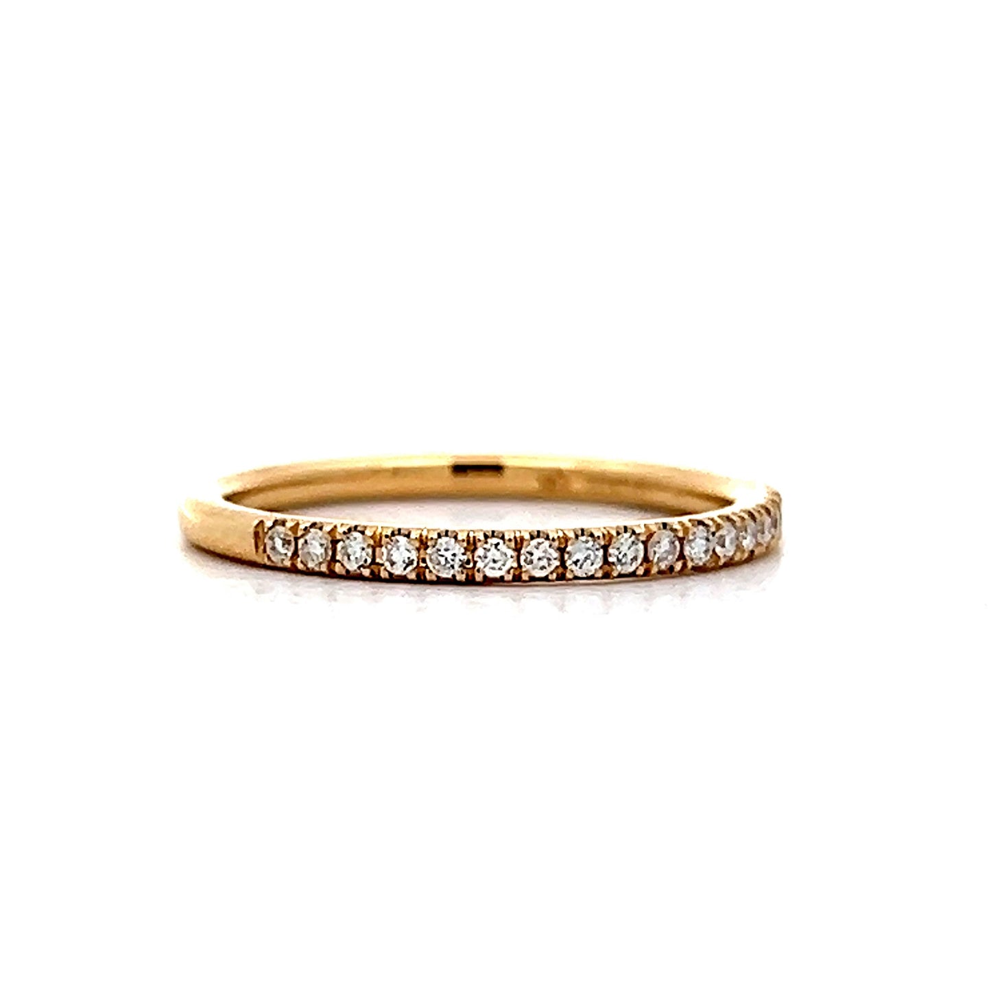 .26 Round Diamond Wedding Band in 14k Yellow Gold