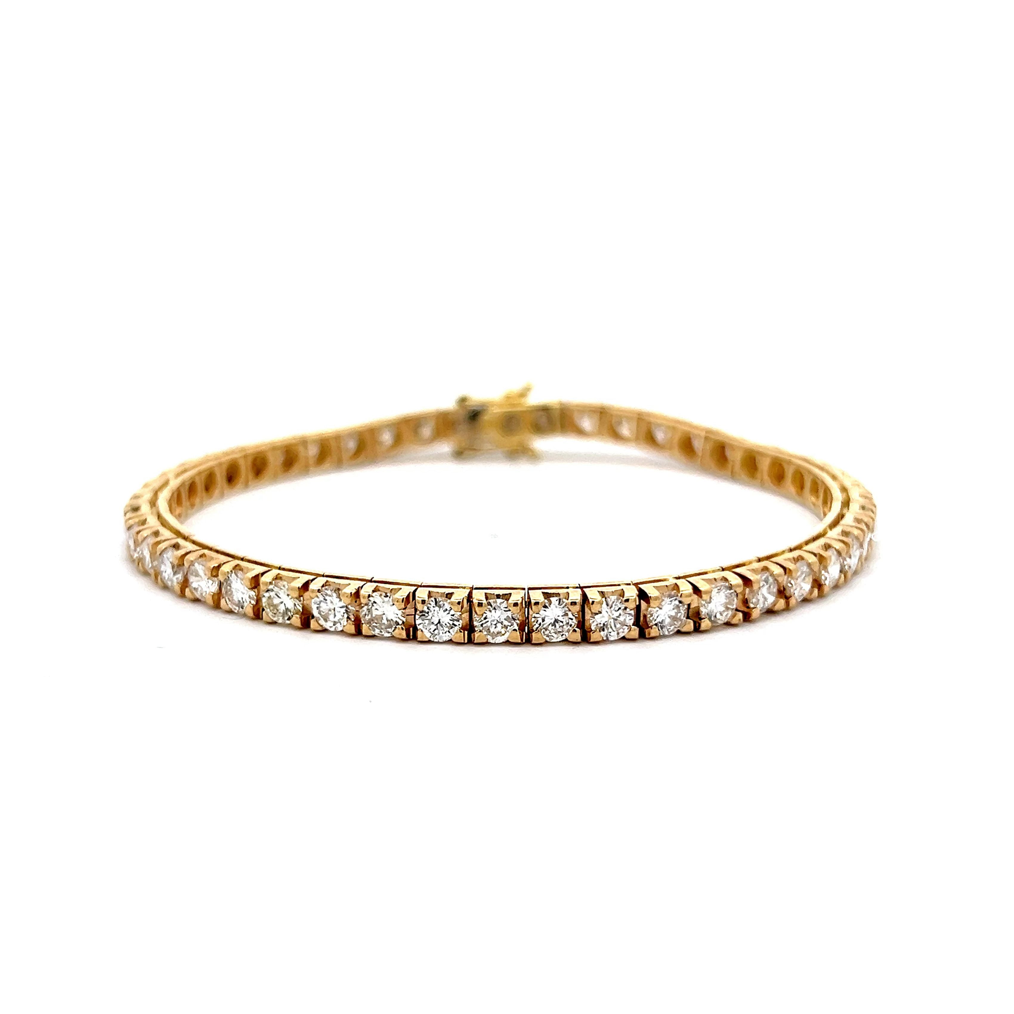 14 carat deals tennis bracelet