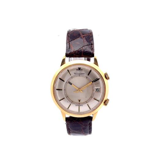 Jaeger Le Coultre Memovox 18K Yellow Gold Alarm Watch 1960's