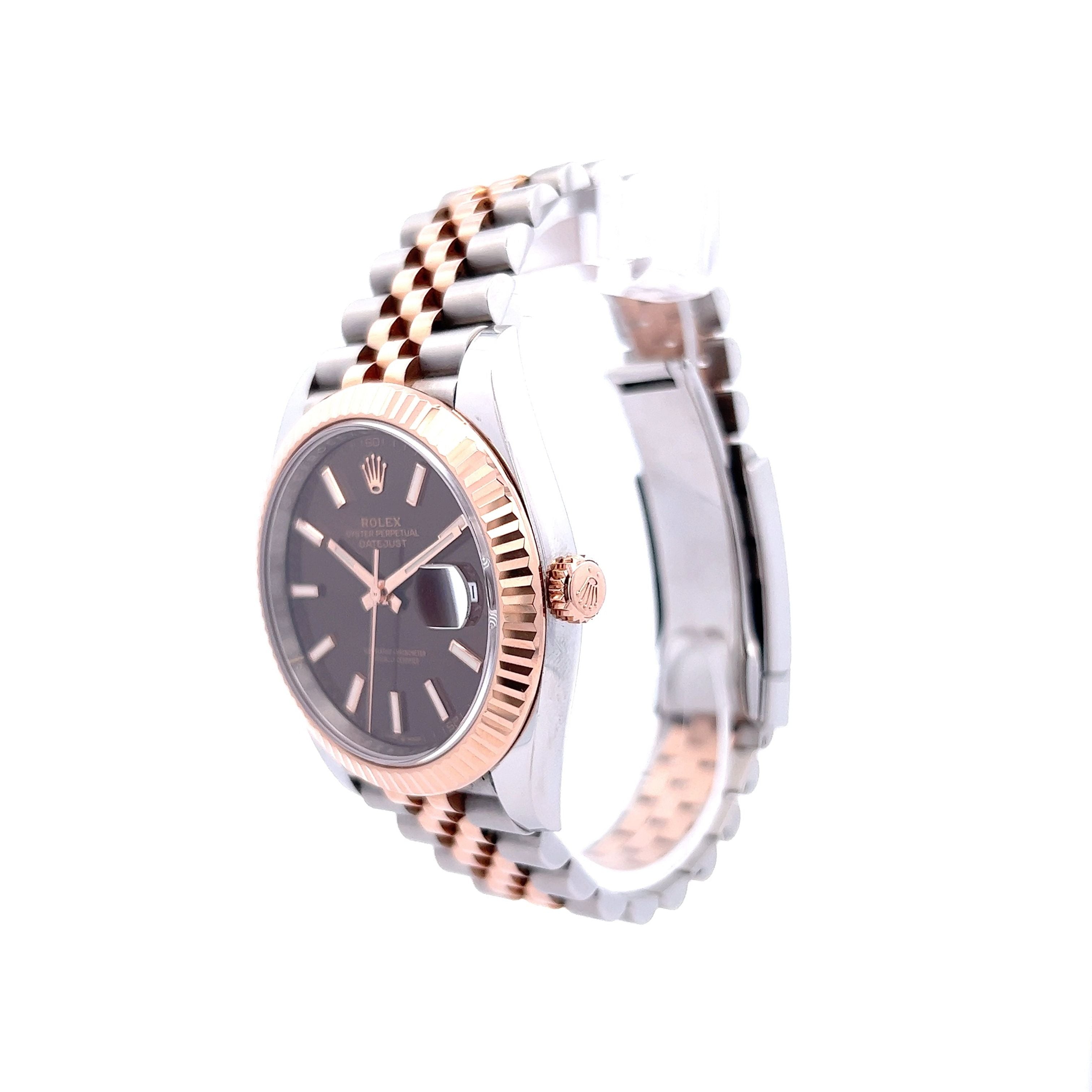 Two tone rose outlet gold datejust