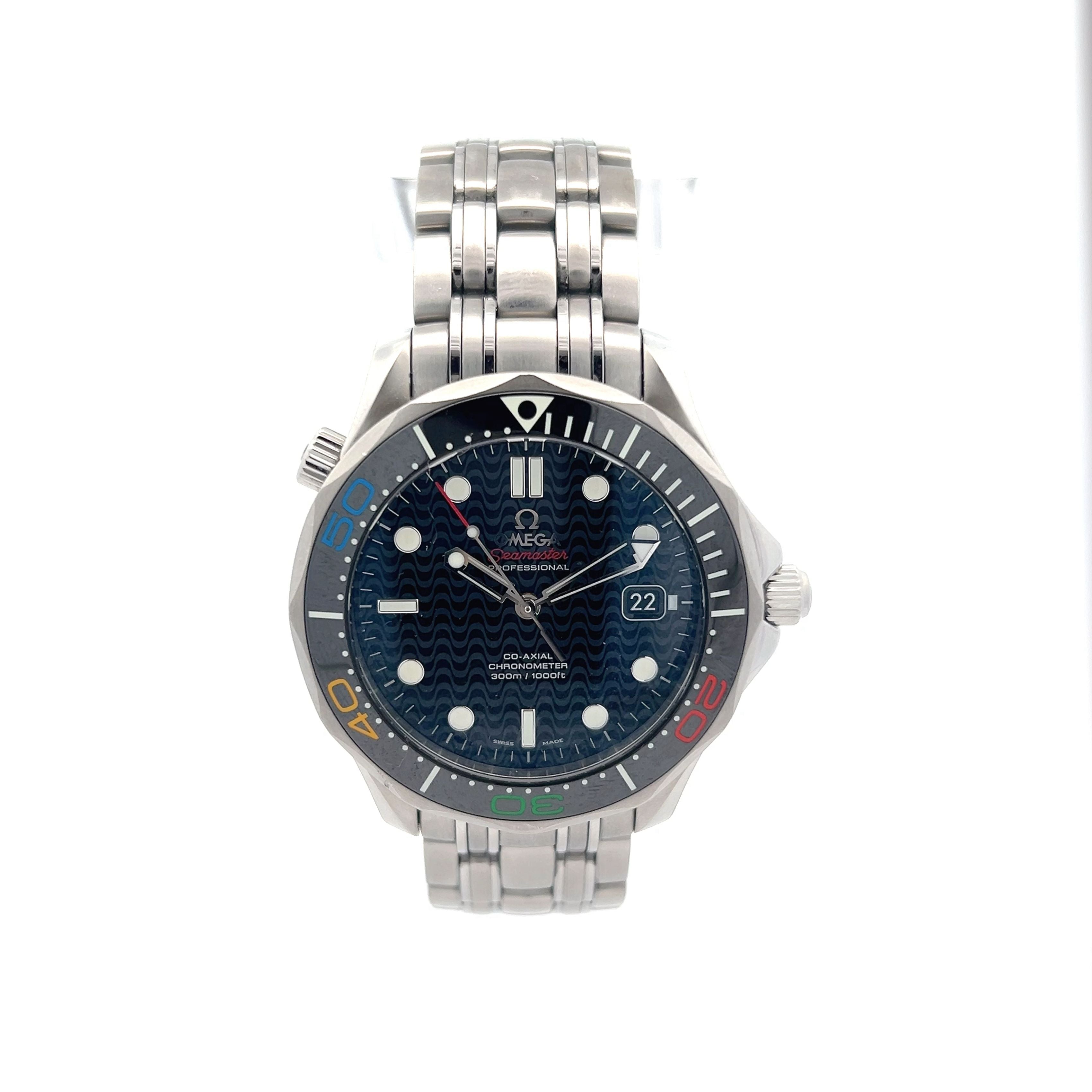 Omega Seamaster Diver 300 M Rio 2016 Special Edition in Stainless Steel