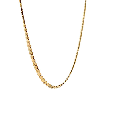 18 Inch S Chain Necklace in 18k Yellow Gold