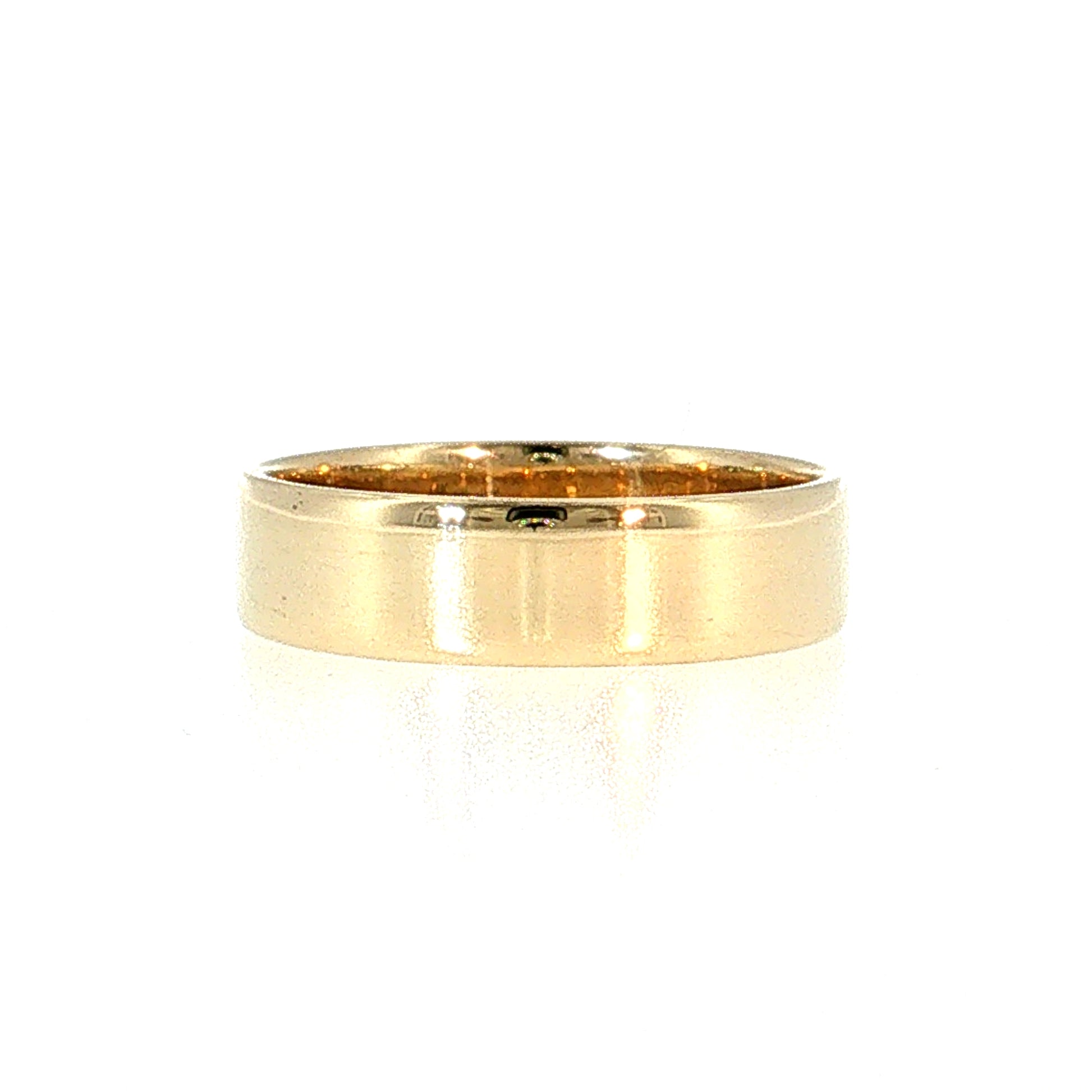 Vintage 1950's Men's Wedding Band 14k Yellow Gold