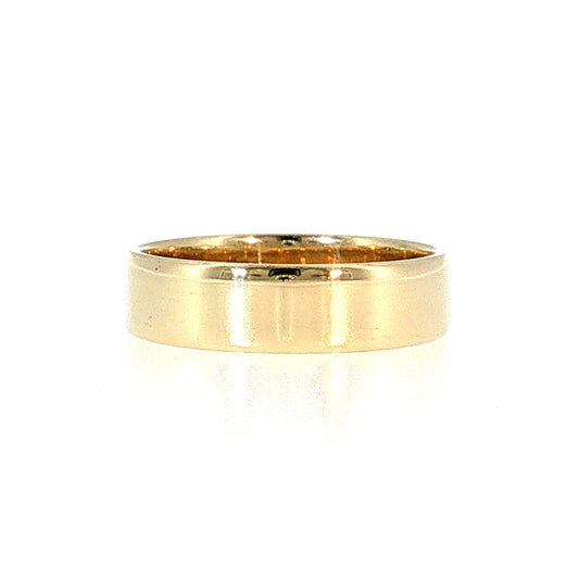 Vintage 1950's Men's Wedding Band 14k Yellow Gold