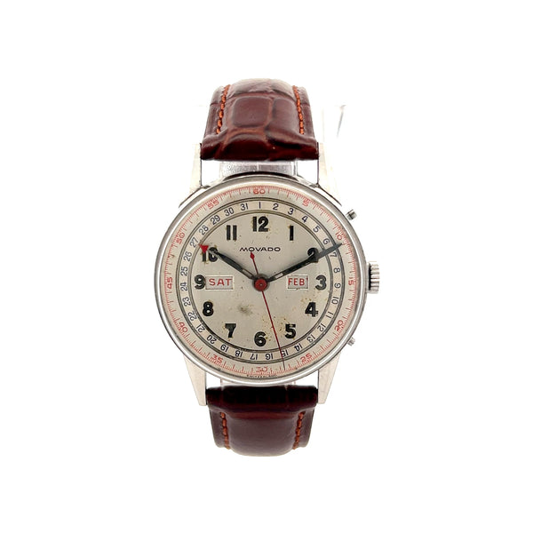 Vintage 1950s 33mm Movado Triple Calendar Watch – Filigree Jewelers