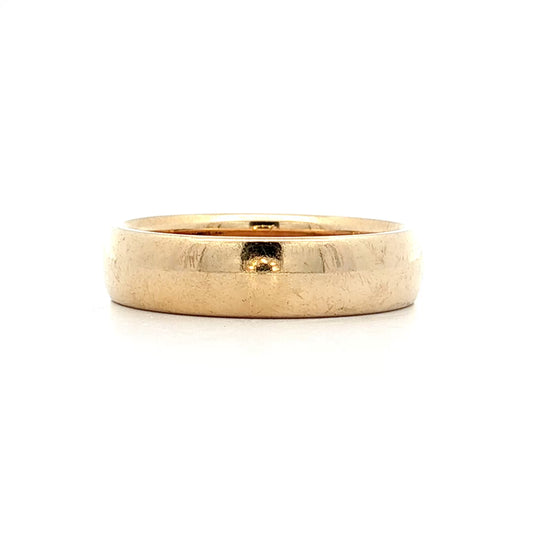 Vintage Jabel 5mm Wedding Band in 14k Yellow Gold