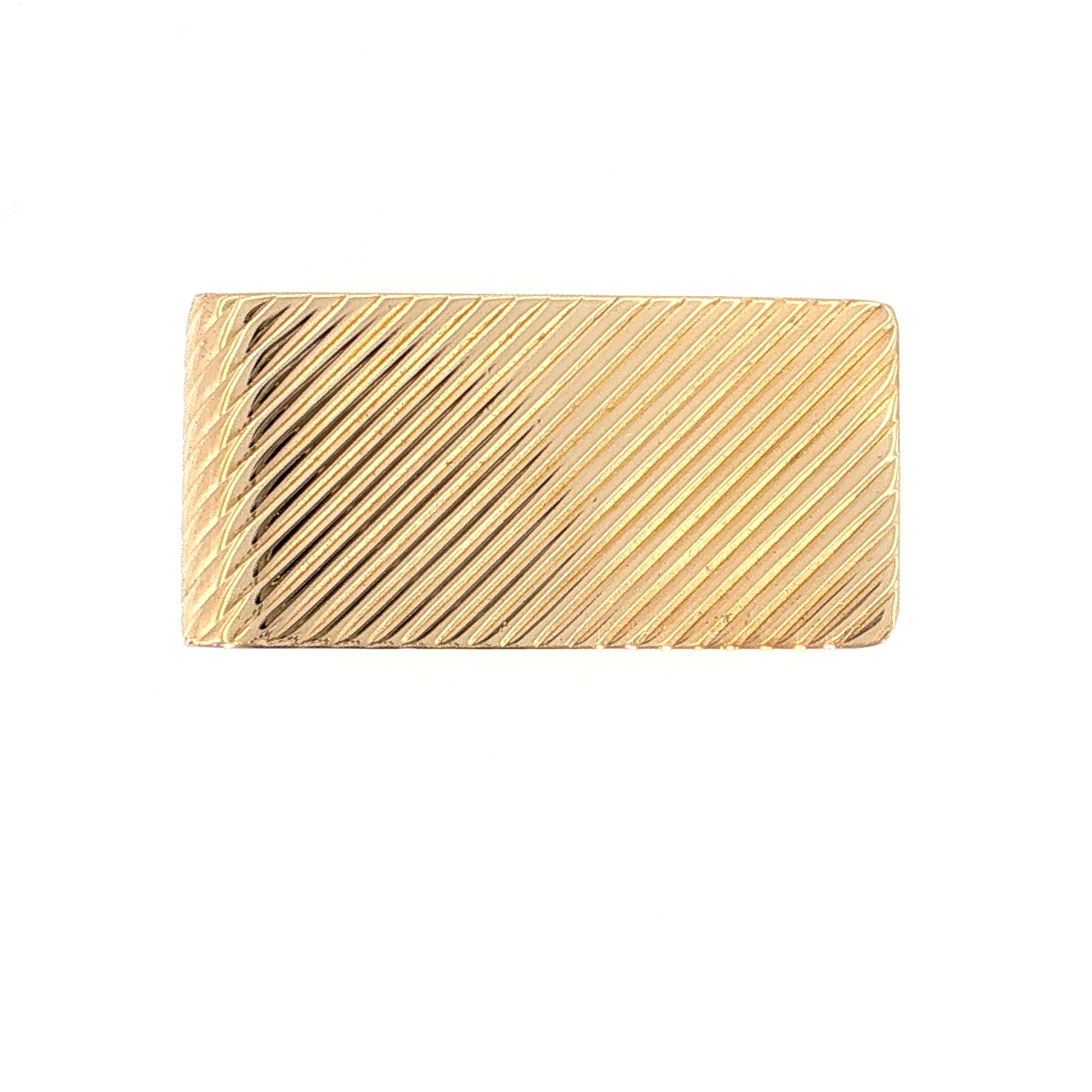 Vintage Mid-Century Money Clip 14k Yellow Gold