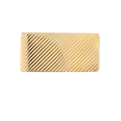Vintage Mid-Century Money Clip 14k Yellow Gold