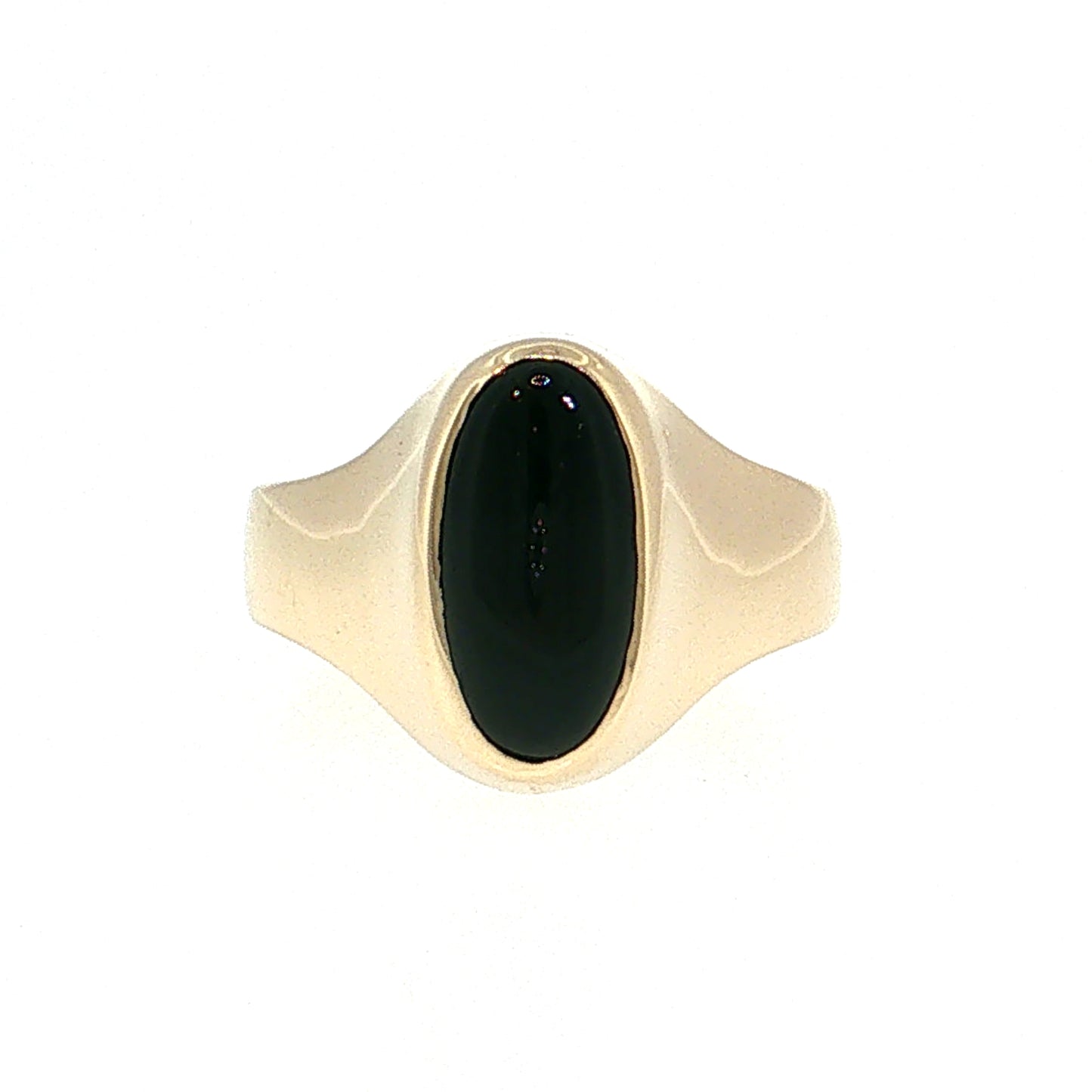 Vintage Mid-Century Onyx Men's Ring 14k