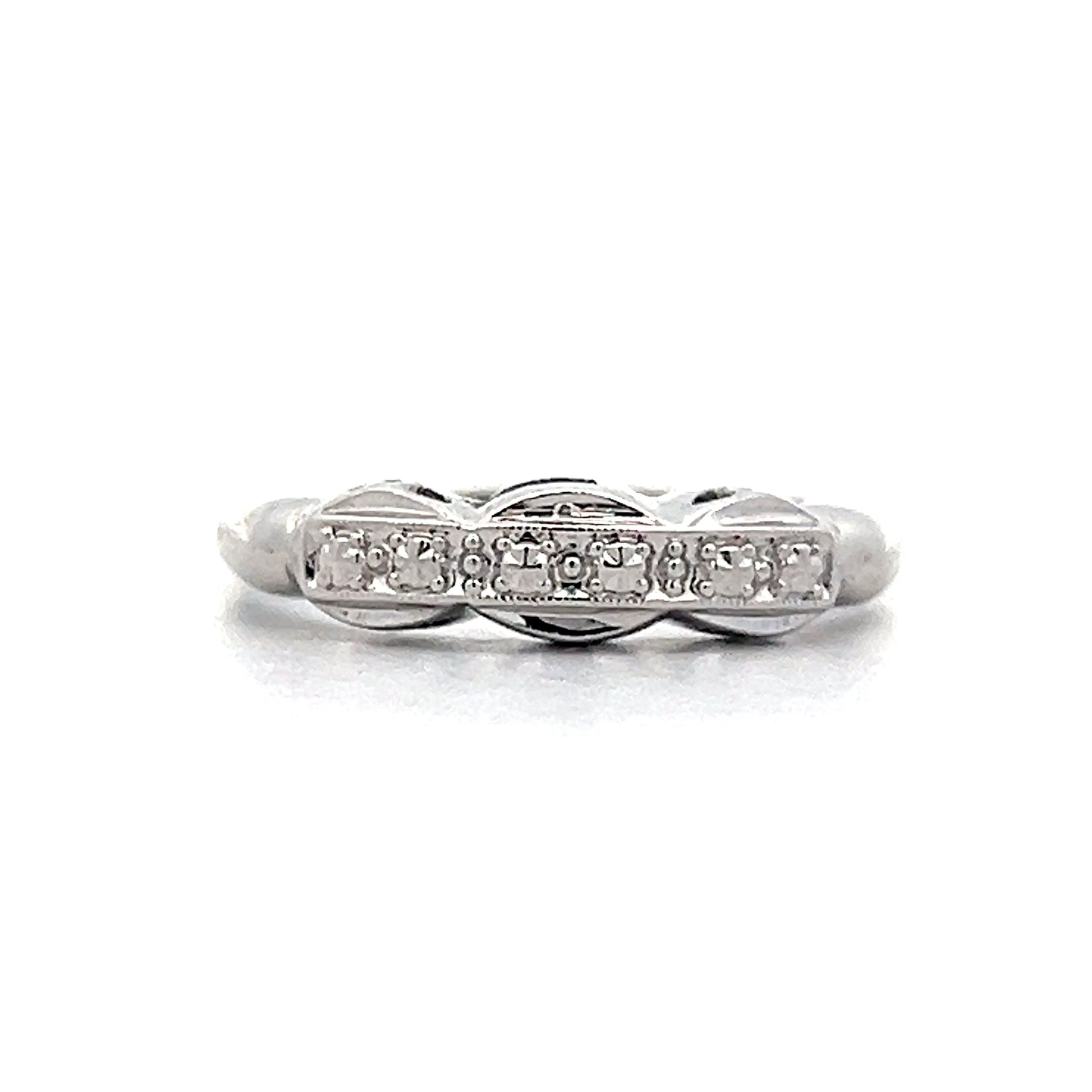 Vintage Scalloped Filigree Wedding Band in 14k – Filigree Jewelers