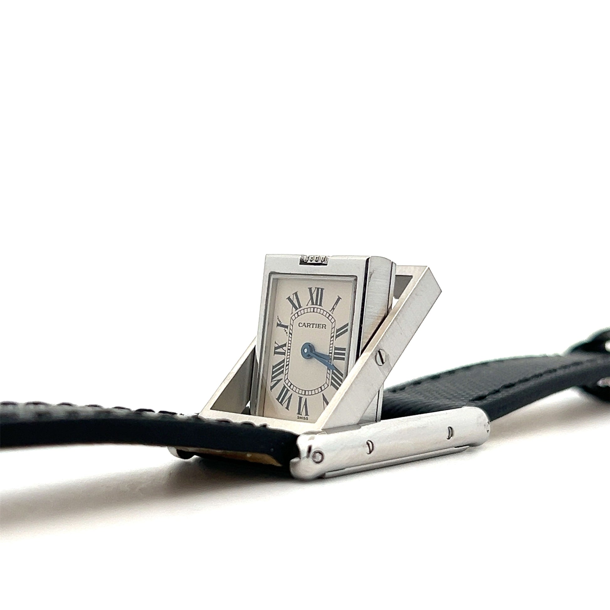 Cartier Ladies Basculante Reverso 2386 in Stainless Steel