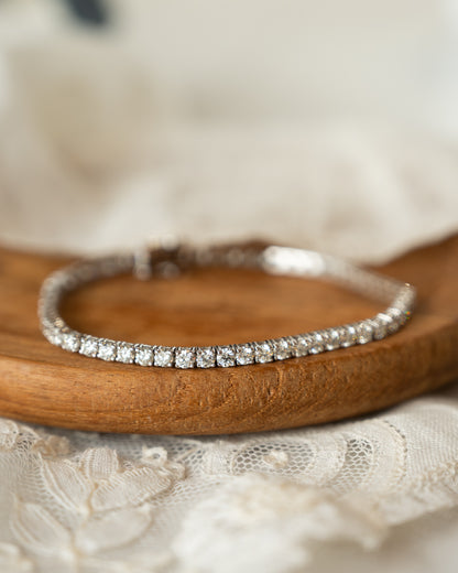 5.13 Diamond Tennis Bracelet 14k White Gold