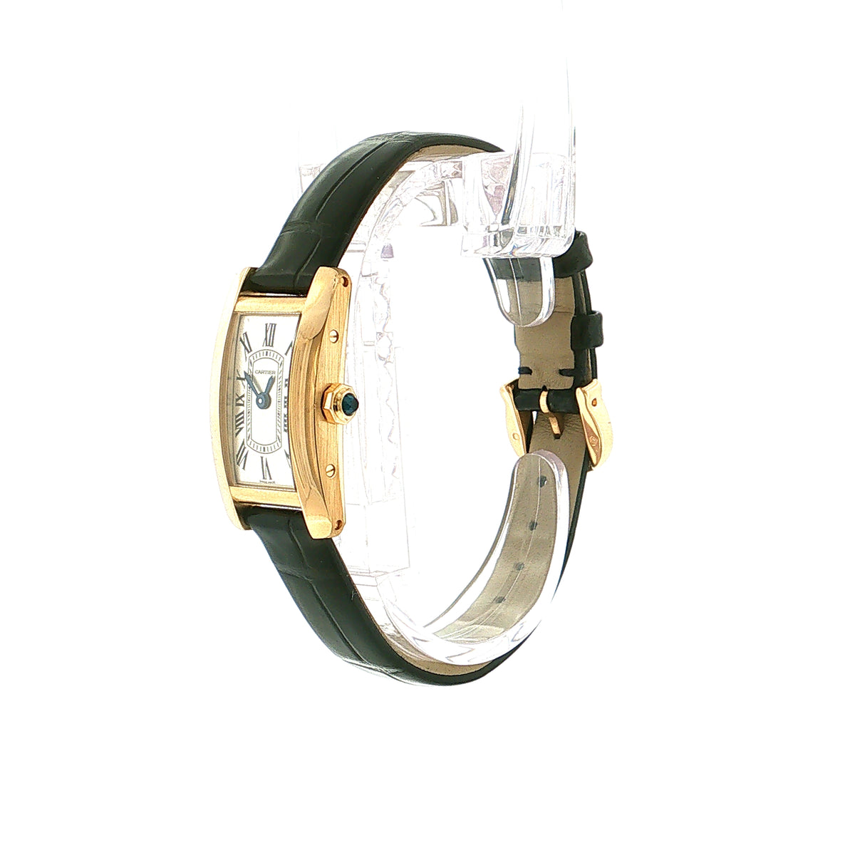 Cartier Tank Americaine Mini Watch 18k Yellow Gold
