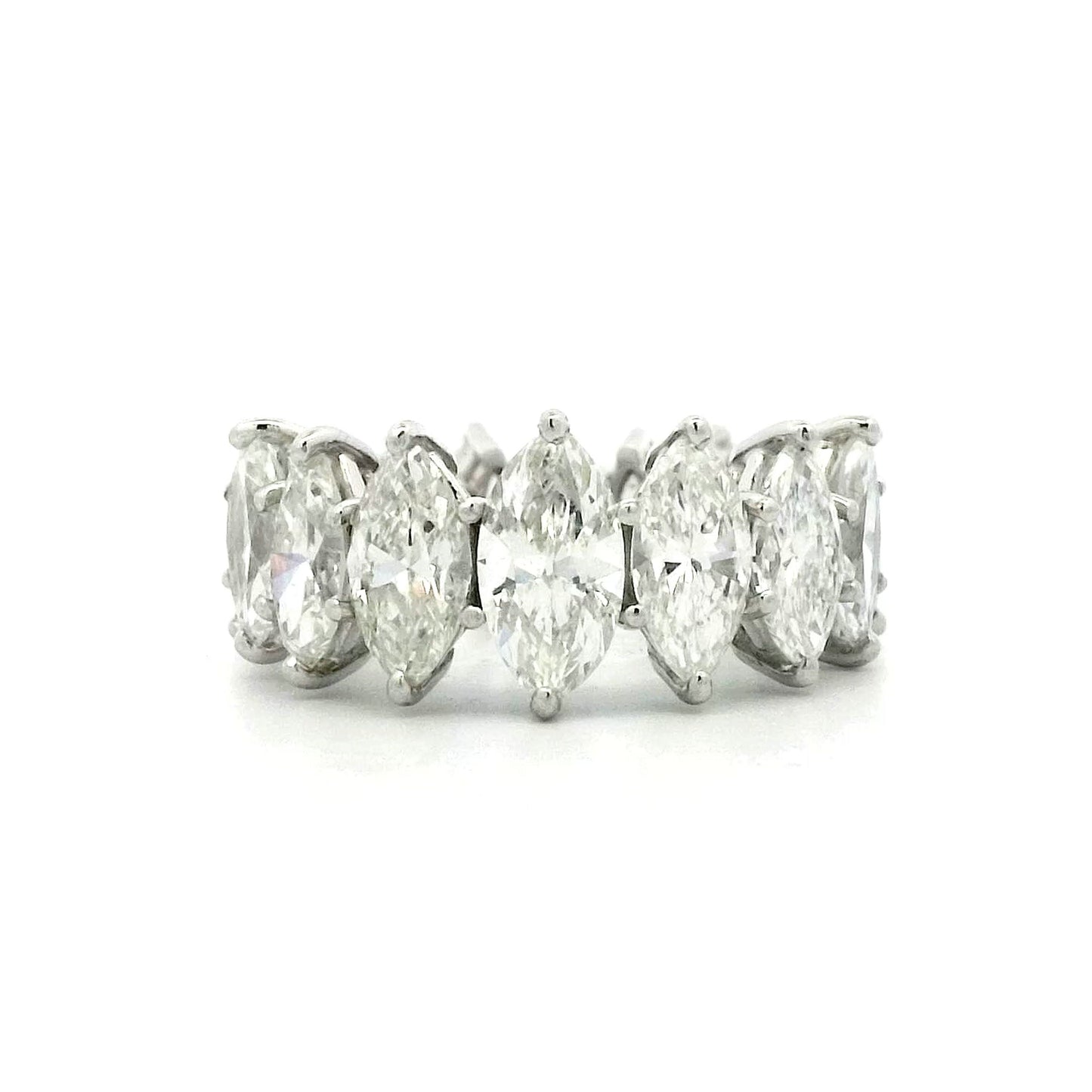 5.36 Marquis Diamond Eternity Band in Platinum