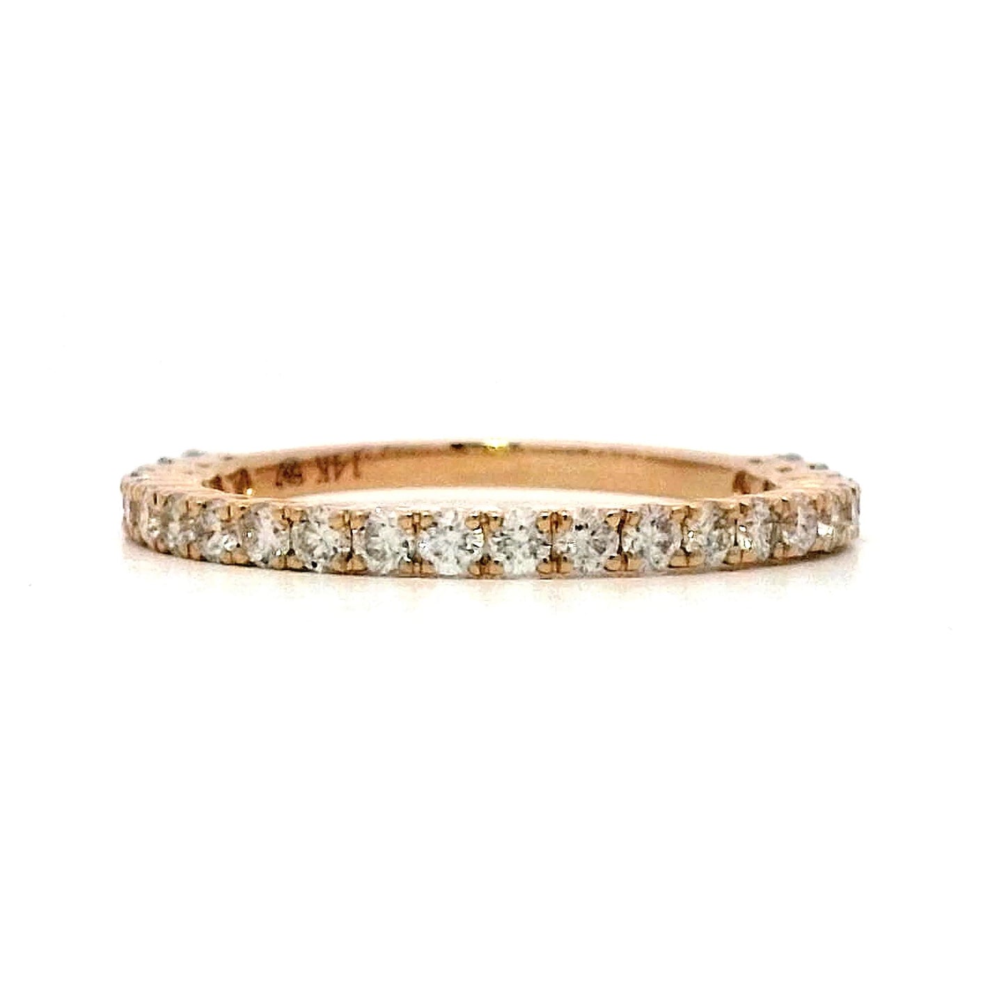 .55 Round Diamond Wedding Band in Yellow Gold