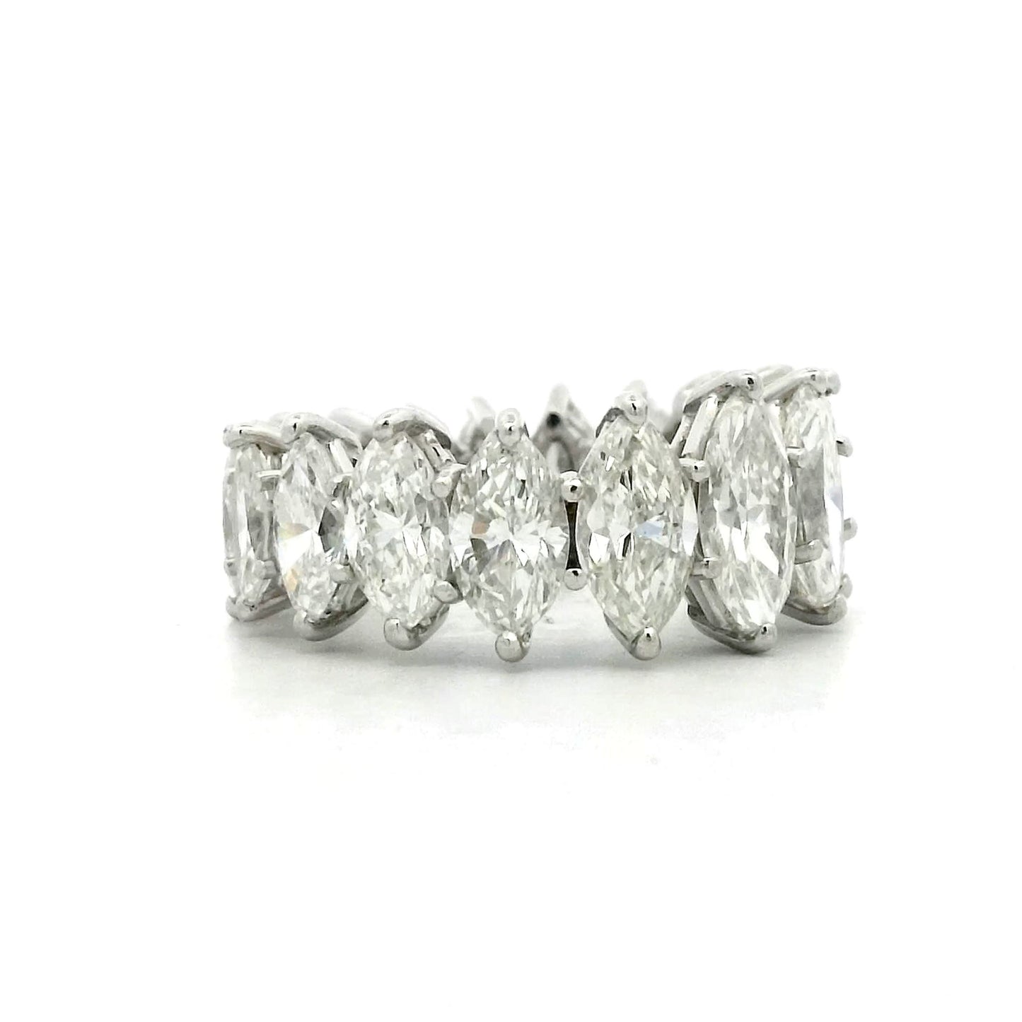 5.36 Marquis Diamond Eternity Band in Platinum