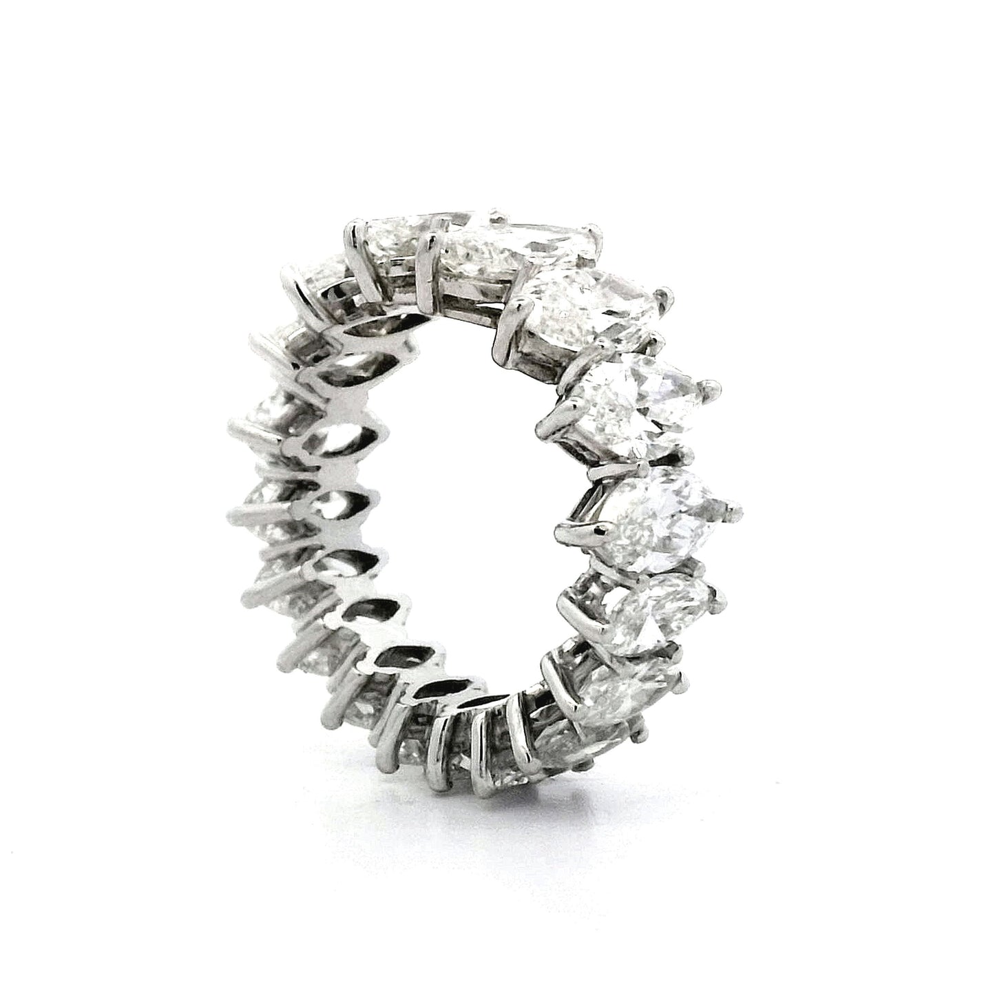 5.36 Marquis Diamond Eternity Band in Platinum