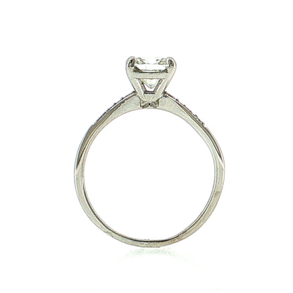 1.50 Cushion Cut Diamond Engagement Ring 14k