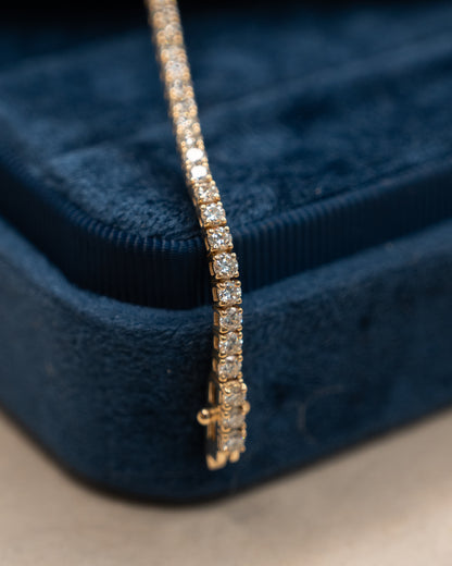 4 Carat Diamond Tennis Bracelet 14k Yellow Gold