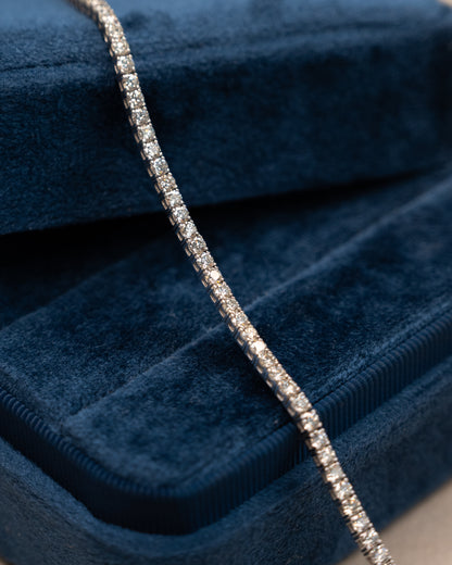 5 Carat Diamond Tennis Bracelet 14k White Gold