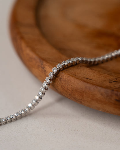 2.50 Diamond Tennis Bracelet in 14k White Gold