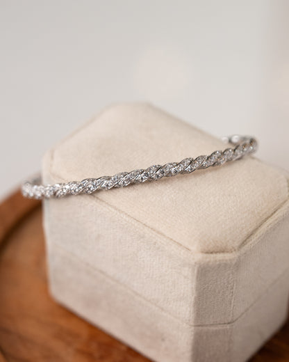 David Yurman Sculpted Cable Flex Bracelet 18k