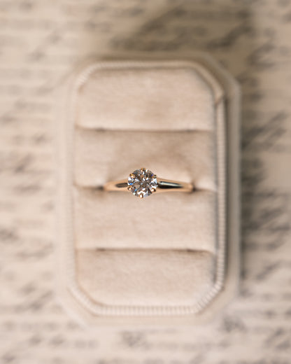 .70 Antique Victorian Diamond Engagement Ring 14k