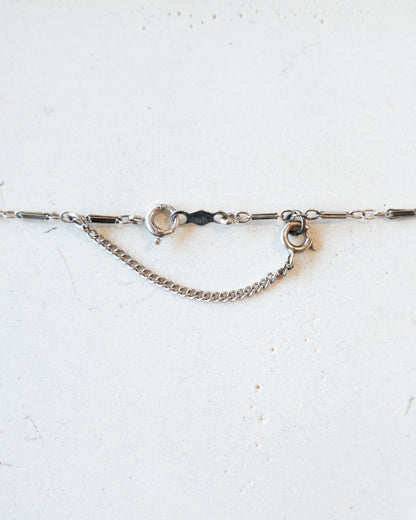 Antique Art Deco Chain Necklace in 14k White Gold