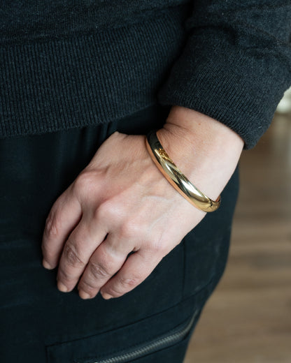 7.75" Classic Bangle Bracelet in 14k Yellow Gold