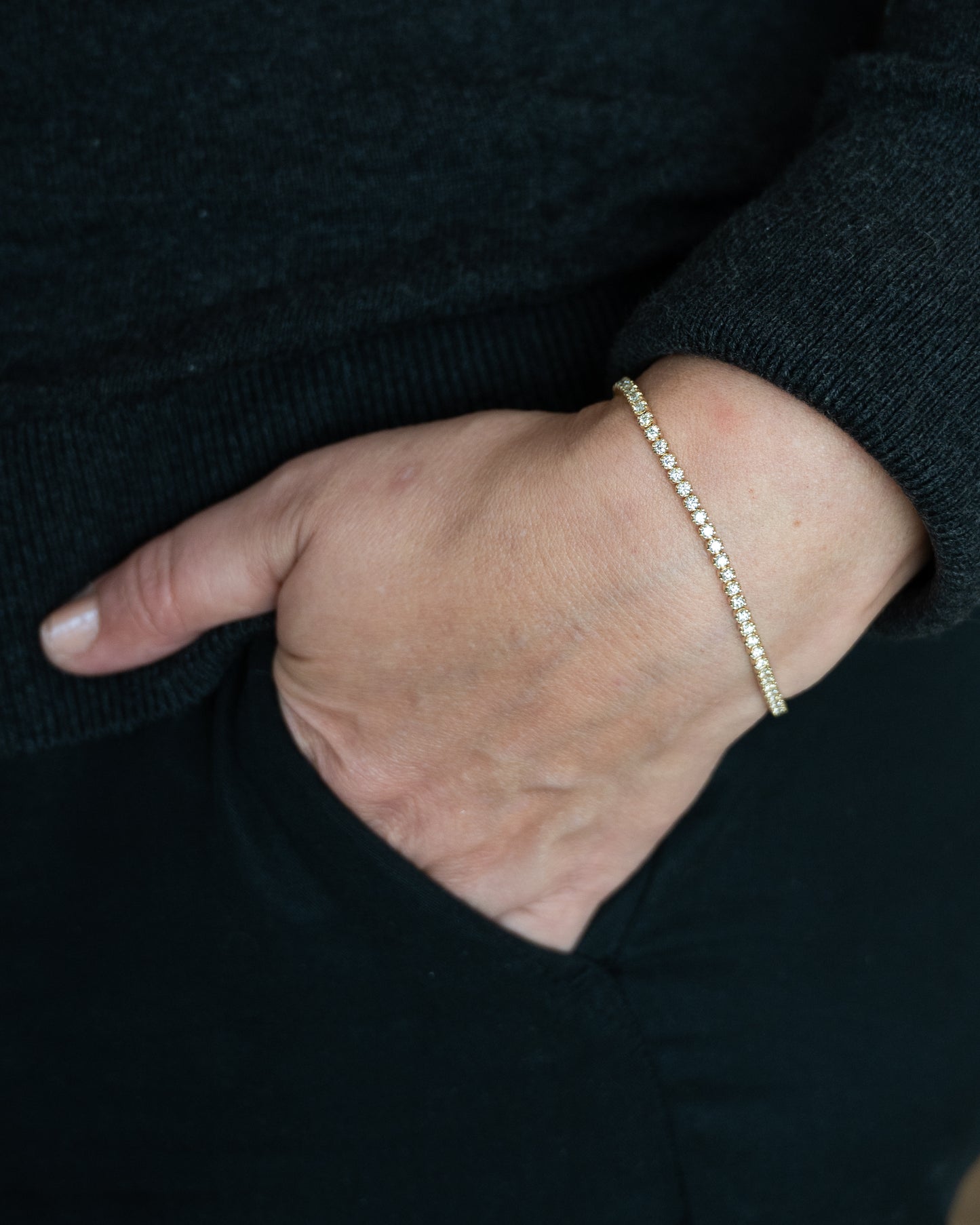 2 Carat Diamond Tennis Bracelet in 14k Yellow Gold