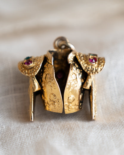 Vintage Mid-Century Matador Jacket Charm 14k
