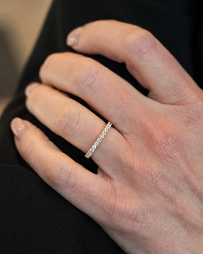 1 Carat Diamond Eternity Wedding Band in 14k