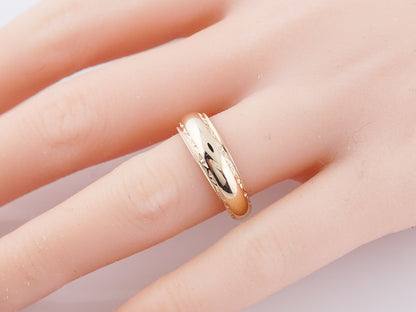Vintage Wedding Band Mid-Century in 14k Yellow Gold